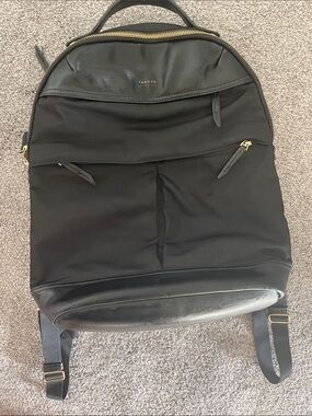 Targus Black Backpack with Gold Accents